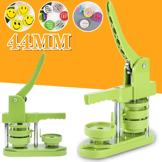 Máquina de Botões para Artesanato - Fabricadora de Pins de 25mm a 58mm para DIY