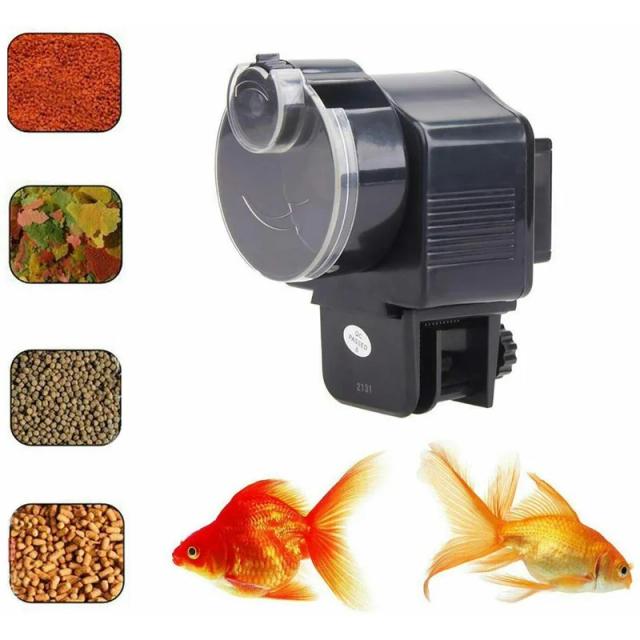 Alimentador Automático de Peixes AF-2003 para Aquários com Temporizador e Controle Eletrônico de Alimentação