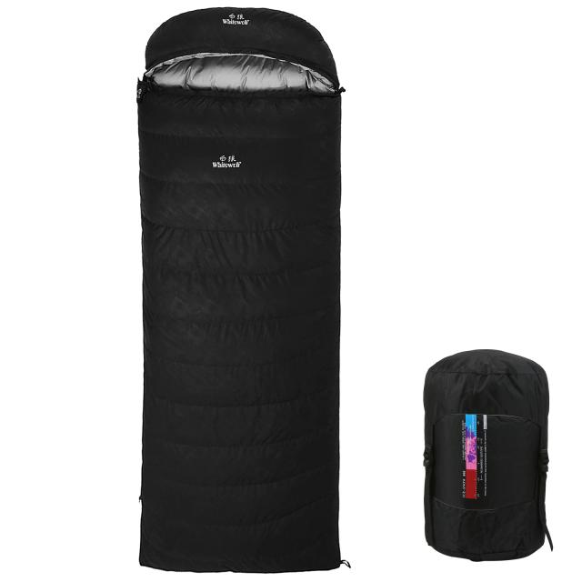 Saco de Dormir Leve com Saco de Armazenamento - 95% Penas de Ganso Branco para Camping, Caminhadas e Viagens de Inverno, Dimensões 210x80cm