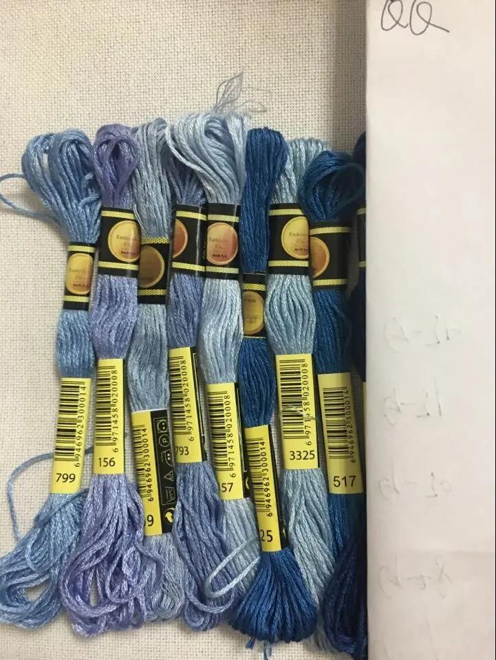 Mm cxc 8 Cores Ponto Cruz fio Bordado Fio Fio Costura Skeins Craft DIY Pulseira trançada - Image 1