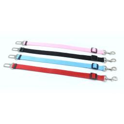Cão do gato do animal de estimação ajustável cinto de segurança do cão do assento do animal de estimação veículo arnês lead clip segurança tração coleiras cães accessoires - Image 3