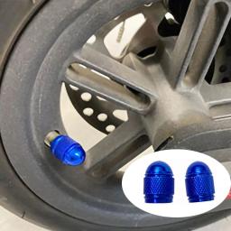 Elétrica Scooter Válvula Caps, Liga de alumínio, Schrader Válvula Capa Poeira, Ninebot MAX G30, Xiaomi Mijia M365 Acessórios Scooter - Image 1