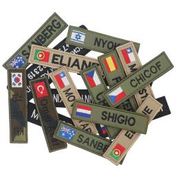 Personalizado Israel Nome Bandeira Patches para Vestuário, Chapéu Uniforme, Tático Mochilas, Pet Collar Arnês, Ferro On ou Gancho Backing - Image 5