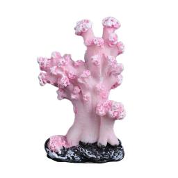 Estatuetas seguras do tanque de peixes cor vívida aquário estatuetas miniatura ornamentos artificial coral fada decoração do aquário - Image 4