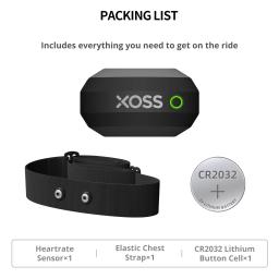 Xoss cinta no peito sensor de freqüência cardíaca bicicleta formiga monitor bluetooth + saúde sem fio inteligente sensor - Image 6