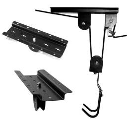 Bicicleta Grua Garagem Armazenamento Bike Lift Polia Sistema, Overhead Bike Rack, Cabide de teto, Heavy Duty, 60kg Rolamento - Image 5