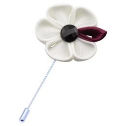 Alfinete de flor de lapela vintage artesanal masculino, broche para casamento, terno de negócio, decoração de vestido, corsage, boutonniere - Image 3