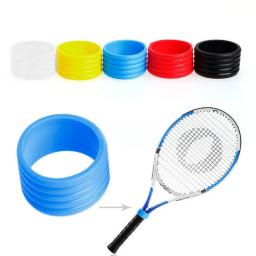 Alças De Raquete De Tênis Elástico, Anel De Borracha, Banda De Raquete, Overgrips, 5Pcs - Image 3