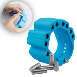 Durável Silicone Wrist Pesos, Pulseira Ajustável, Wearable Pesos para Fitness, Exercício, Caminhada, Corrida, Yoga, Ginásio, 2pcs - Image 5