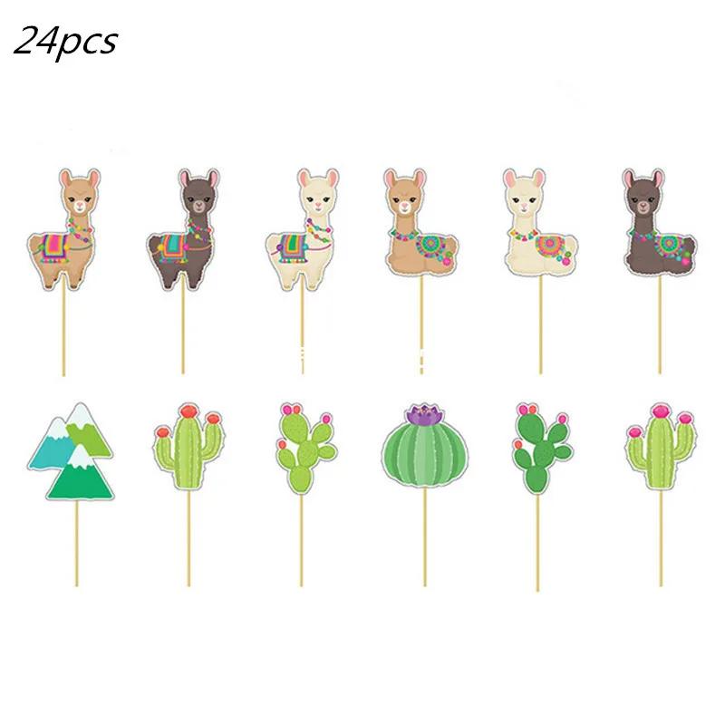 Decoração de festa temática de lhama, banners de feliz aniversário, balões de folha de alpaca, aniversário infantil, chá de bebê, adereços de cabine de foto de lhama - Image 1