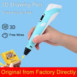 Caneta Impressora 3D com Tela LCD para Crianças, Crianças Desenhando Canetas, Filamento PLA, Impressão, Aniversário, Presente de Natal, DIY, 1,75mm - Image 4