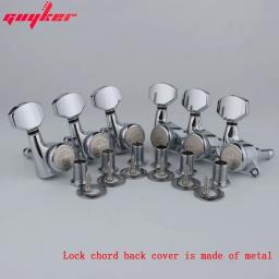 GUYKER-Cabeças De Máquinas De Guitarra Elétrica com Bloqueio De Metal, Sintonizadores De Bloqueio, Afinação De Pegs, Envio do Brasil - Image 2