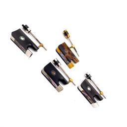Novo 4/4 fibra de carbono cello arco ébano/orgânica pedra preciosa sapo + cobre/prata parafuso para peças cello acessórios instrumentos cordas - Image 4
