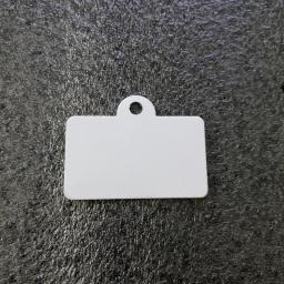 Etiqueta de endereço dos acessórios da identificação do gato do animal de estimação da etiqueta do cão da sublimação para cães 2-lados transferência térmica que imprime placas de identificação em branco - Image 3