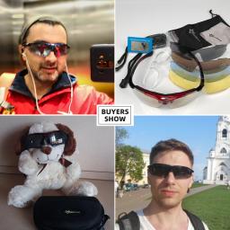 Óculos polarizados ROCKBROS Óculos de sol para ciclismo Esportes ao ar livre Óculos de sol para bicicleta MTB Estrada 5 lentes Acessório para óculos de bicicleta - Image 6