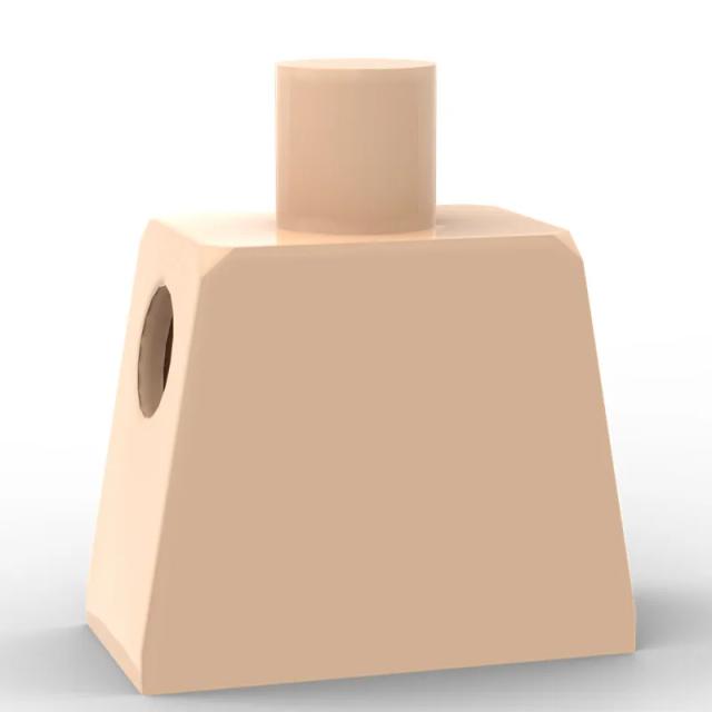 10 pçs figuras da cidade tijolos acessórios em massa 3626 981 983 972 blocos de construção parte do corpo mão perna braço cabeça torso brinquedos para crianças