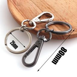 Fivela giratória para coleira de cachorro, prendedor com gancho de pressão e chave, chaveiro com fechos e ganchos - Image 3