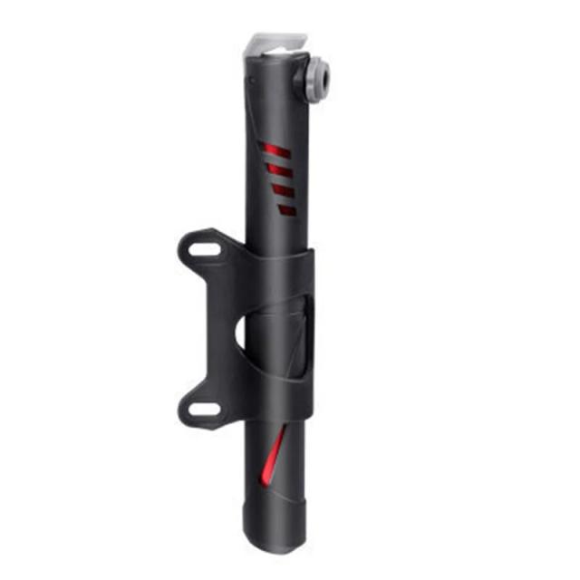 Bomba de ar portátil para bicicleta em liga de alumínio com válvula para pneus, ideal para acessórios de ciclismo