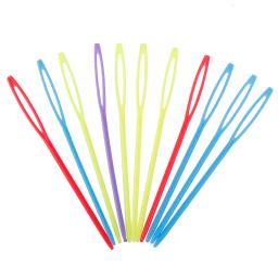 10 pçs 7cm /9cm agulhas de fios de lã plástico agulhas de tricô ganchos de crochê tapeçaria crianças diy camisola agulhas de tecelagem ferramentas - Image 6