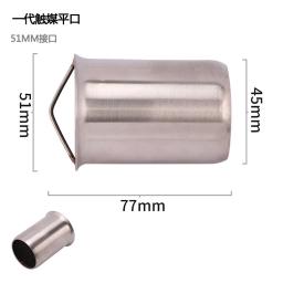 Silenciador de cano de escape, 2 ", 2.5", silenciador, reduz o som, removível, 51mm, 60mm, para yamaha, suzuki - Image 2