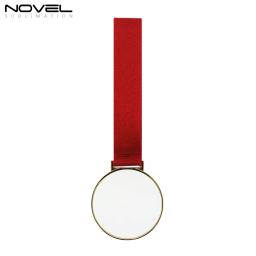 Medalha de ouro de metal em branco de sublimação de impressão personalizada - Image 1