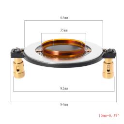 Caixa de som profissional de titânio, acessório de alto-falantes bobina de voz afiada 4 core 8ohm, driver de pinça de áudio profissional, 1 peça - Image 5