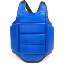 Vermelho karate guarda peito colete de boxe mma kickboxing corpo protetor de volta artes marciais taekwondo equipamentos muay thai armaduras dos homens crianças - Image 1