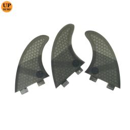 Surf 2 pces/3 pces dupla tabs aletas s/m/l/gl fin favo de mel fibra de vidro aletas combinação livre aleta conjunto duplo quilhas aletas upsurf - Image 5