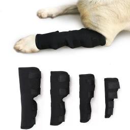 Cão de estimação bandagens cão injurie perna joelho cinta proteção para cães comum bandagem envoltório doggy suprimentos médicos cães acessórios - Image 1