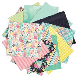 Papel de doce para scrapbooking, pacote de 24 folhas artesanais, artesanato, papel, almofada de fundo 916 - Image 4