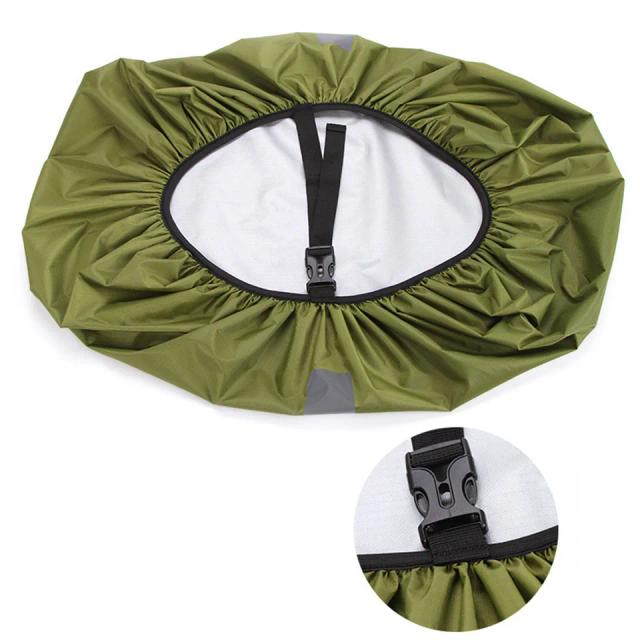Capa de Chuva Reflexiva para Mochilas 20L a 60L - Saco Impermeável Camuflado para Acampamento, Caminhadas e Escalada