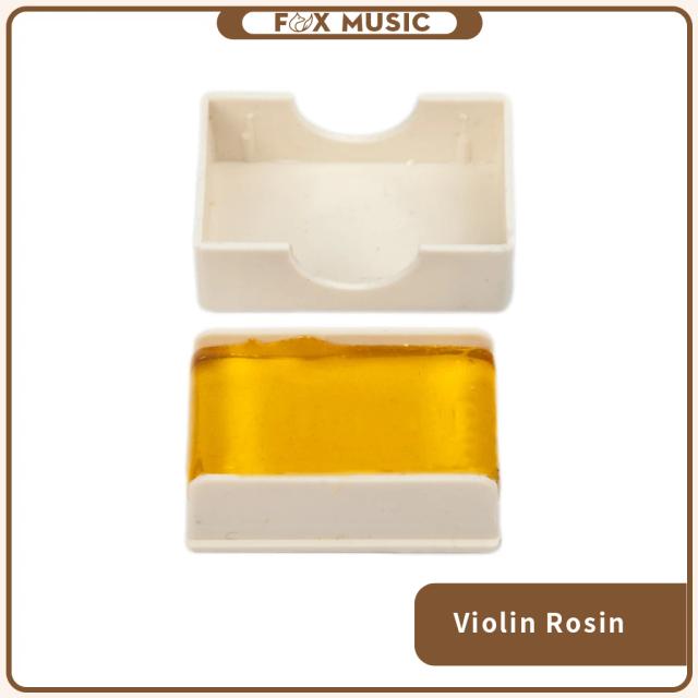 Resina Universal Branca de Baixa Poeira para Instrumentos de Cordas - Ideal para Violino, Viola e Violoncelo, 1 Peça Durável
