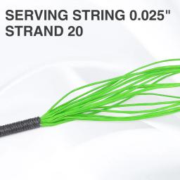 Besta Bow String para Tiro com Arco, Equipamento de Tiro, Acessórios Seta, Comprimento de 17,5 pol, 20 Vertentes, 445mm, 2PCs, 0,025 pol - Image 6