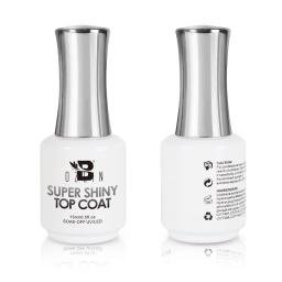 BOZLIN-Verniz Gel Super Brilhante, Base Top Coat, Soak Off, LED, UV, Nails Art Tools, Laca, 1 Garrafa, 15ml - Image 1