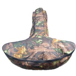Caça biônica camuflagem besta saco t em forma de arco protetor carry caso com pequenos bolsos laterais para treinamento de tiro ao ar livre - Image 3