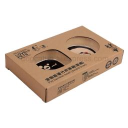 Tigela de fibra de bambu para animal de estimação, tigela antiderrapante para cachorro, comida e água, utensílios para mesa para gatos - Image 6