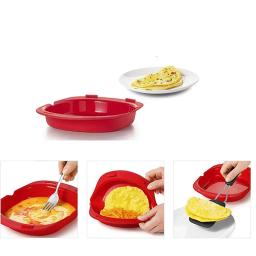 Molde de silicone para omelete e micro-ondas, forno antiaderente, panela de cozimento, ovos para enrolar, cozinha, acessórios para cozinhar - Image 2
