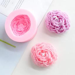 3d flores molde de silicone margarida rosa peônia sabão moldes fondant sabão moldes artesanal molde de vela resina argila - Image 2