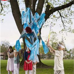 Poligon forma de estrela pinata menino menina enchimento criativo decorativo esmagamento brinquedo açúcar enchido plaything aniversário papel presente para festa - Image 6