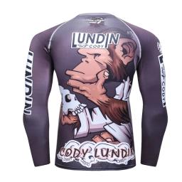 Homens Kickboxing T-Shirt e Calças Conjuntos, Rash Guard, Ginásio de Formação, MMA Boxing Kit, Muay Thai, Rashguard, Rash Guard - Image 2