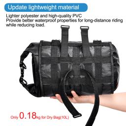 NEWBOLER-Saco À Prova D' Água Da Bicicleta, Saco Do Guiador, Tubo Frontal, Saco De Ciclismo, Tronco Quadro MTB, Acessórios De Bicicleta De Estrada, 20L - Image 2