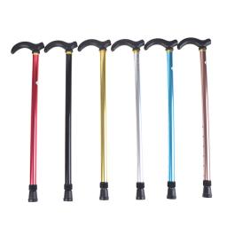 Bastão de bengala ajustável, Anti-Skid, Anti Choque, Muleta para homem velho, Caminhadas, Trekking Poles, 2 Seção Estável - Image 2