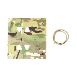 Silenciador tático para airsoft, nylon capa proteção, manga escudo térmico, acessórios de caça, 7,7 "/5,5" - Image 5
