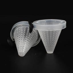 Cone Cup com otário para aquário, alimentador de peixes de aquário, verme vermelho vivo, comida de camarão, animal aquático, 1pc - Image 6