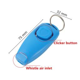 Pet cão apito e clicker filhote de cachorro parar barking ferramenta de auxílio à formação clicker portátil trainer produtos para animais de estimação suprimentos 1 pc - Image 2