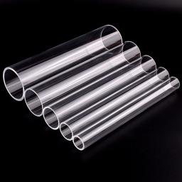 Tubo transparente do plexiglás para o tanque de peixes, aquário, fonte molhando do jardim, tubulação acrílica, 1-3 PCes, 50cm Comprimento, 16-50mm - Image 5