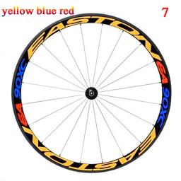 Adesivos refletivos para rodas de bicicleta, aro multicolorido de 1 lado, decalques para ciclismo, protetor seguro, 26/27.5 polegadas, acessórios para rodas de bicicleta mtb - Image 5