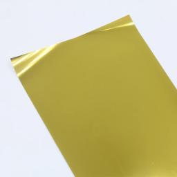 Cor do ouro Hot Stamping Foil Paper, Transferência Holográfica, Laminador Foil, DIY Artes Artesanato, Cartões de Presente de Natal, 10Pcs - Image 3