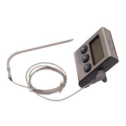 Termômetro digital de cozinha e cerveja, para cozinhar alimentos, garfo para carne de churrasco, sonda com temporizador - Image 2