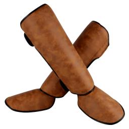 Caneleiras acolchoadas para artes marciais muay thai, protetor de passos para mma, apoio para o tornozelo, treinamento de perna, chute, boxe, equipamento de legging - Image 3